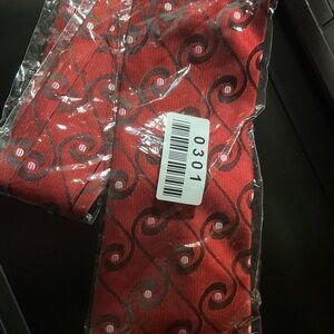 Red Patterned Tie